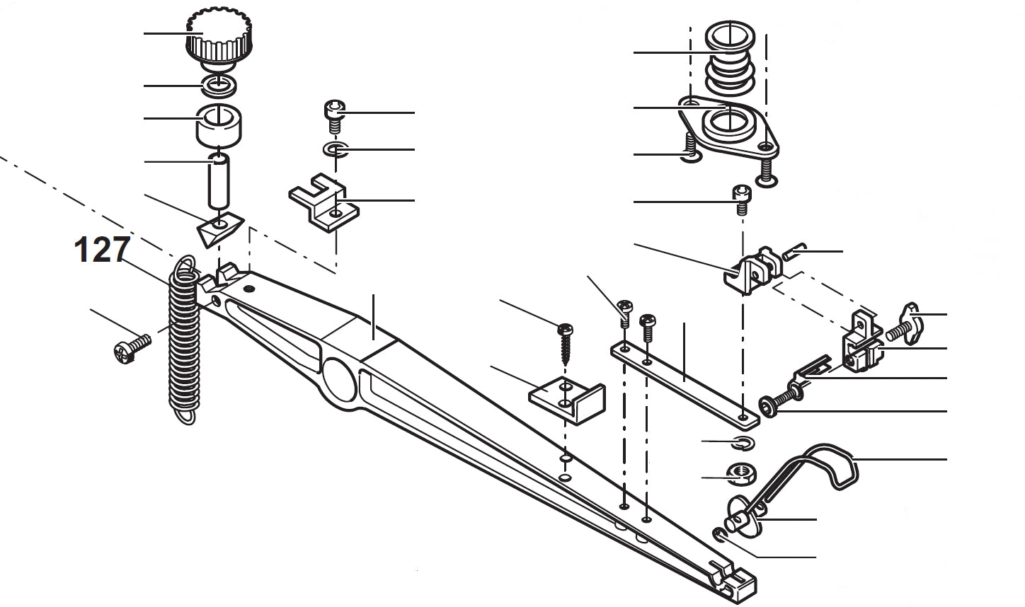 PROXXON 27090-127 Feder / Spiralfeder für Dekupiersäge DSH/E 27090
