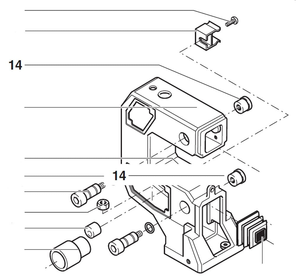 PROXXON 27090-14 Buchse für Dekupiersäge DSH/E 27090