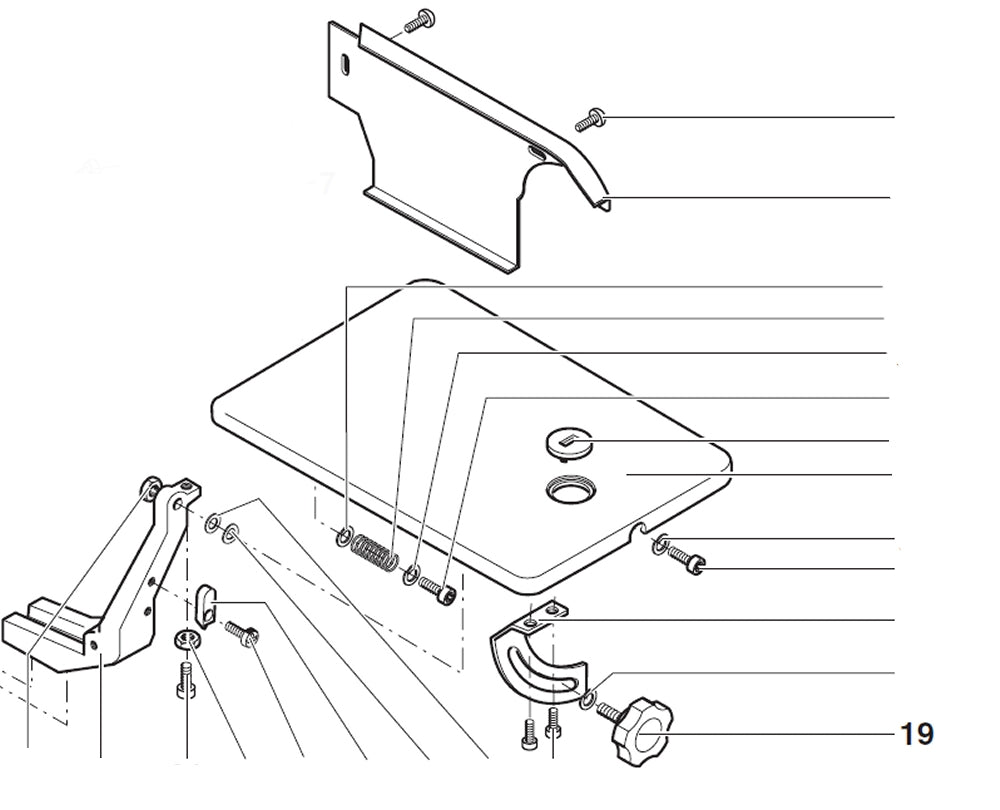 PROXXON 27090-19 Drehknopf für Dekupiersäge DSH/E 27090
