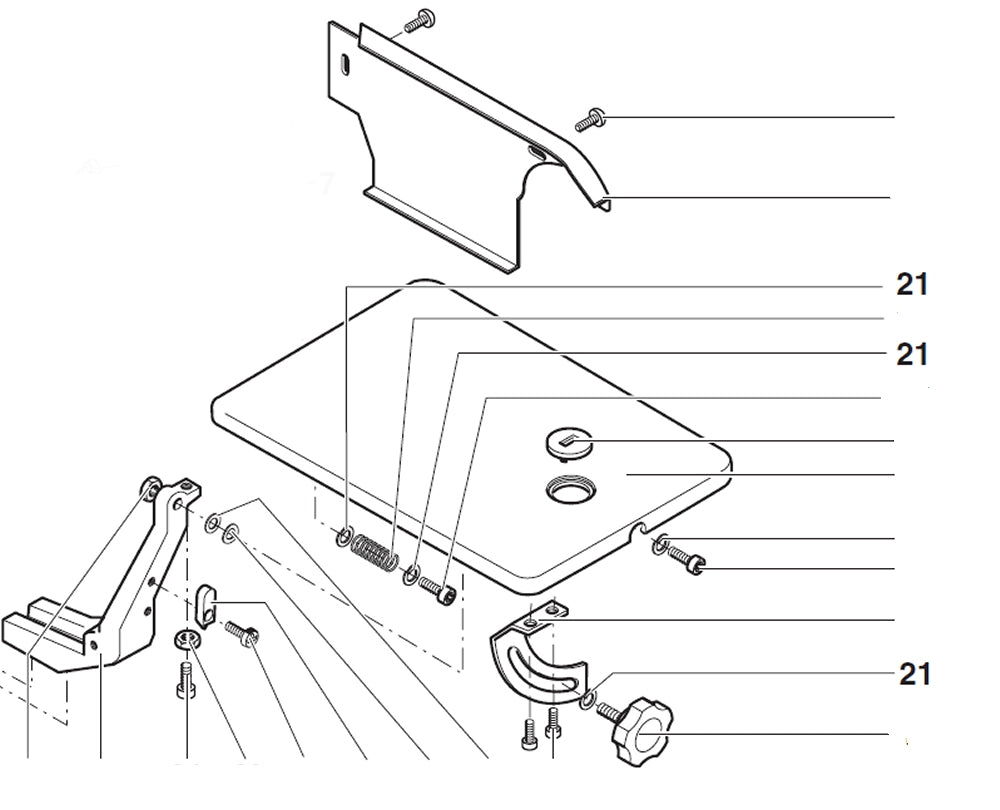 PROXXON 27090-21 Scheibe für Dekupiersäge DSH/E 27090