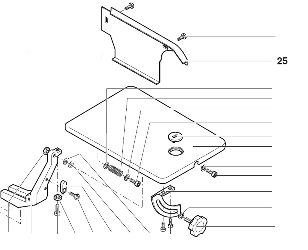 PROXXON 27090-25 Abdeckung für Dekupiersäge DSH/E 27090