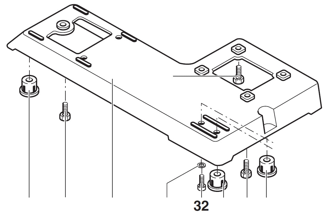 PROXXON 27090-32 Schraube für Dekupiersäge DSH/E 27090