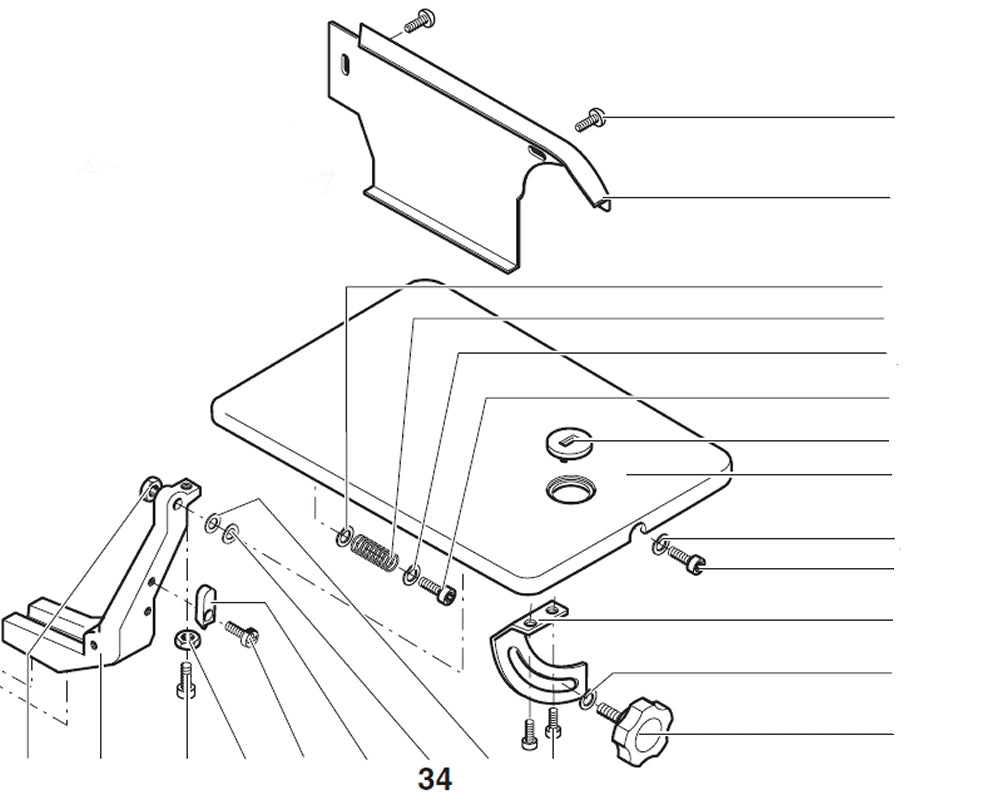 PROXXON 27090-34 Wellscheibe für Dekupiersäge DSH/E 27090