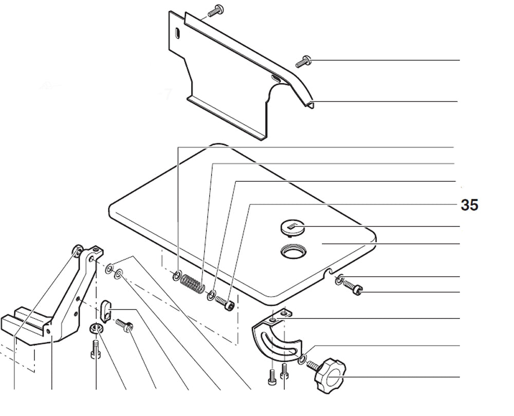 PROXXON 27090-35 Schraube für Dekupiersäge DSH/E 27090