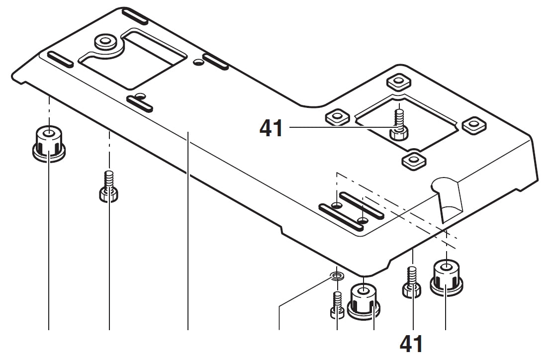 PROXXON 27090-41 Schraube mit Scheibe für Dekupiersäge DSH/E 27090