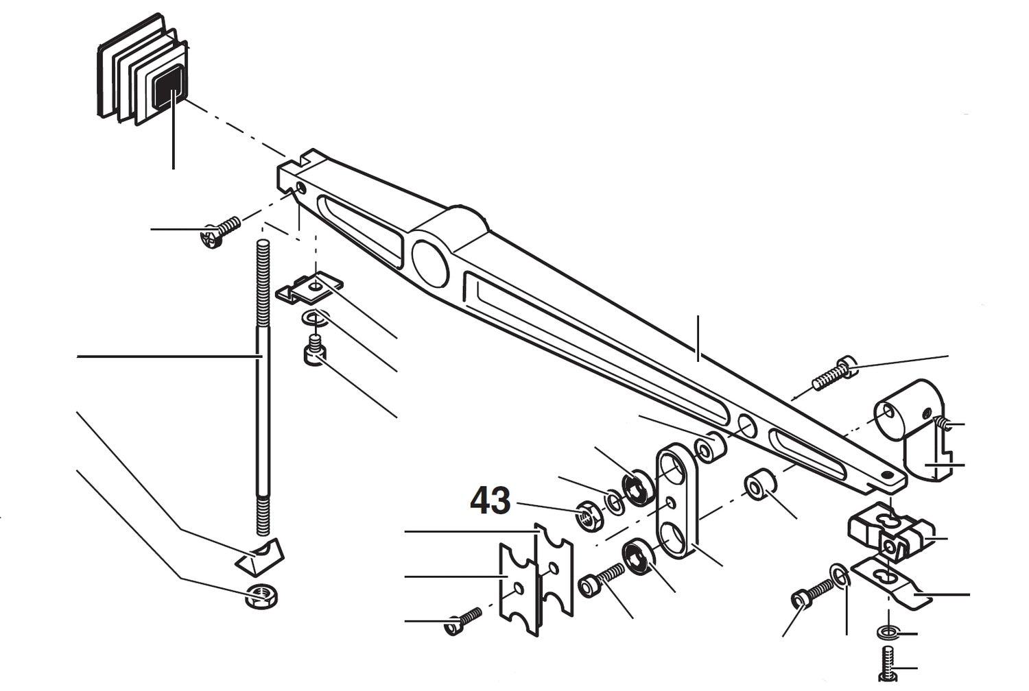 PROXXON 27090-43 Sechskantmutter für Dekupiersäge DSH/E 27090