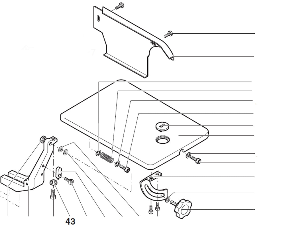 PROXXON 27090-43 Sechskantmutter für Dekupiersäge DSH/E 27090