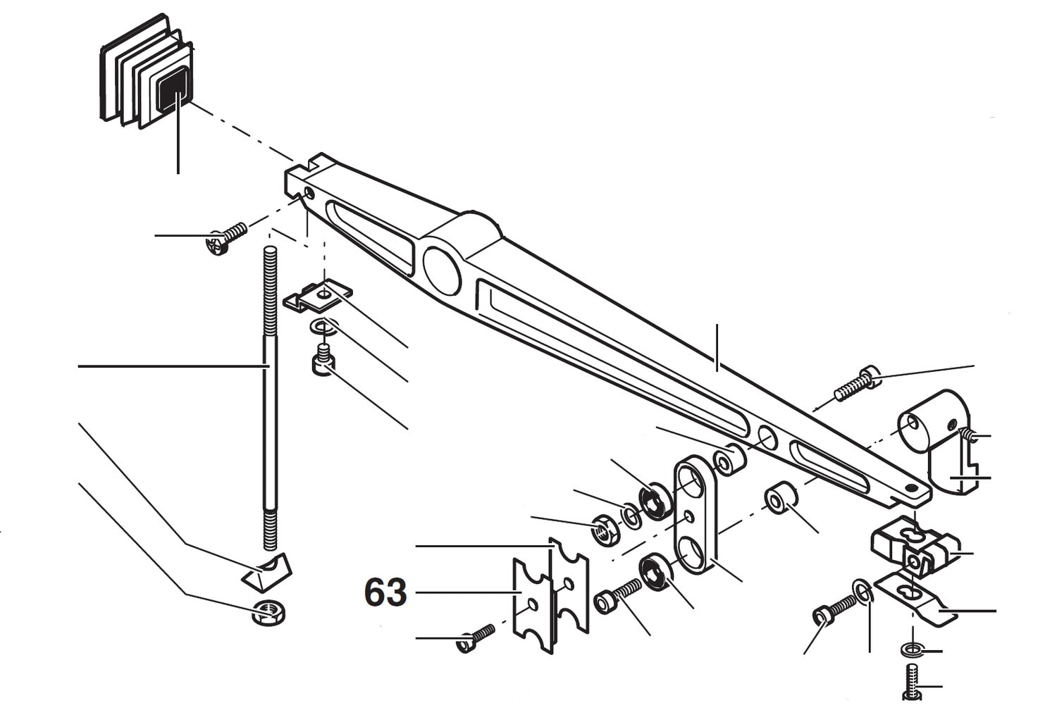 PROXXON 27090-63 Lagerabdeckung für Dekupiersäge DSH/E 27090