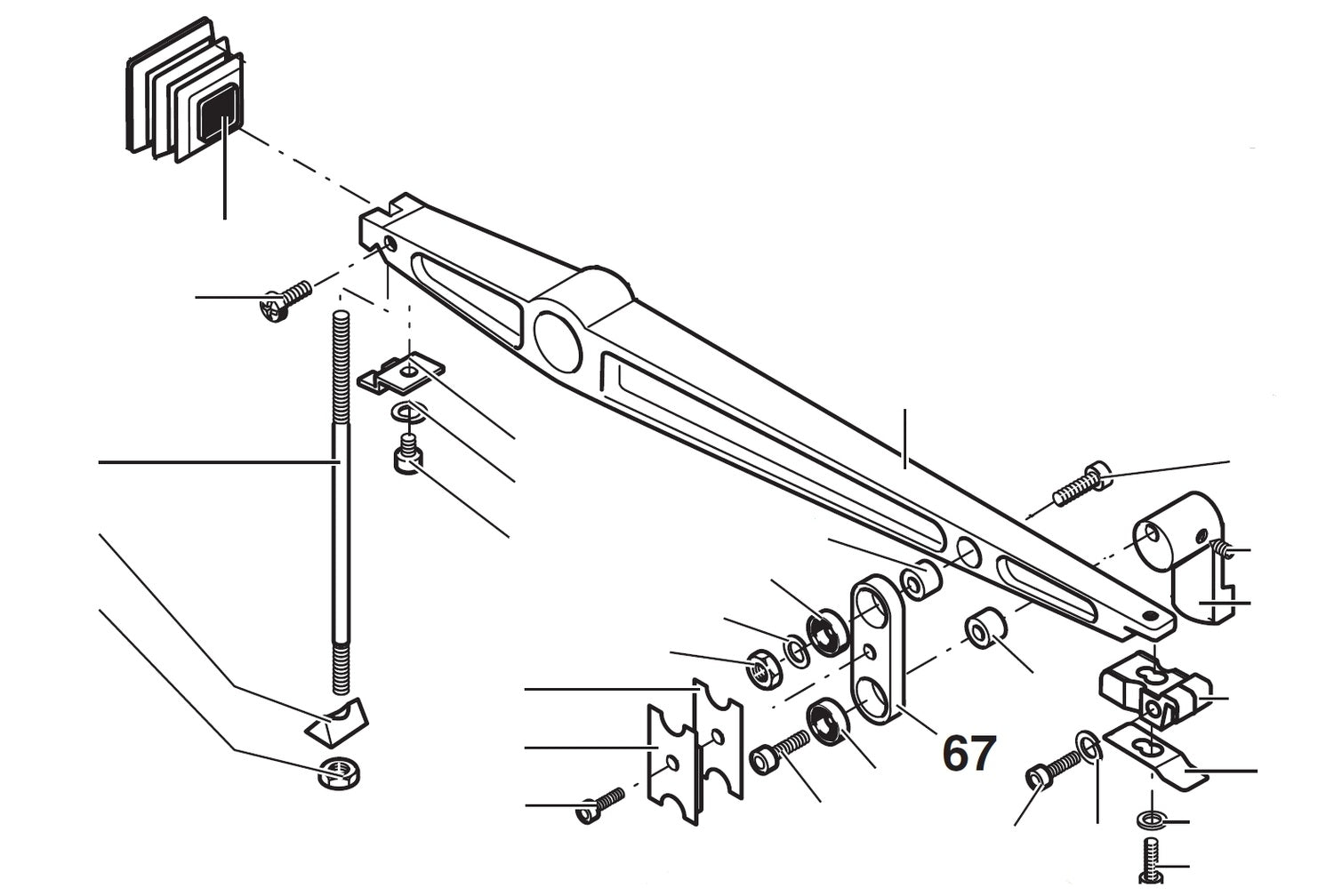 PROXXON 27090-67 Pleuel / Lagersitz für Dekupiersäge DSH/E 27090