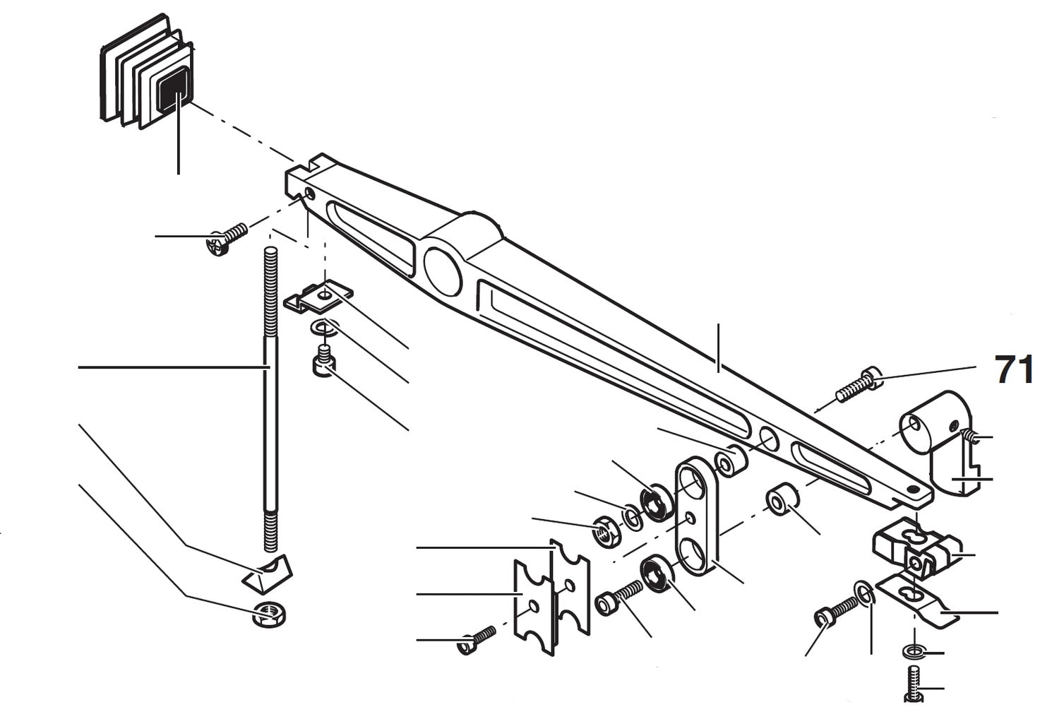 PROXXON 27090-71 Schraube für Dekupiersäge DSH/E 27090