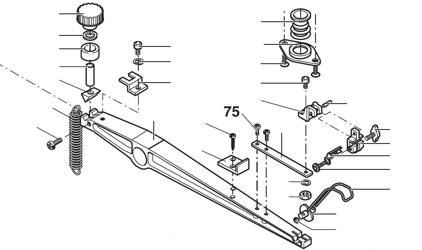 PROXXON 27090-75 Schraube für Dekupiersäge DSH/E 27090