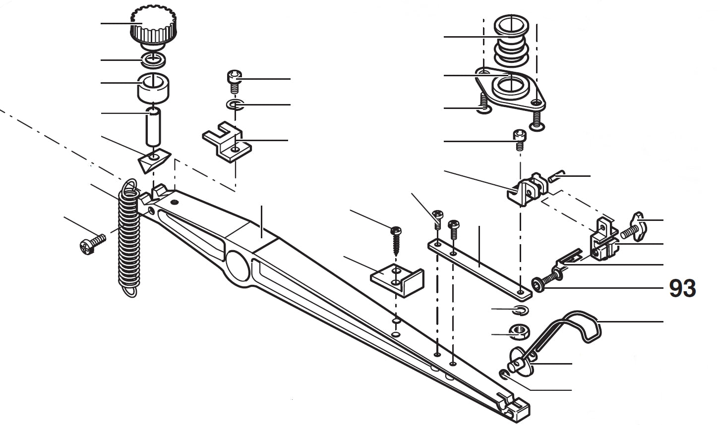 PROXXON 27090-93 Schraube für Dekupiersäge DSH/E 27090