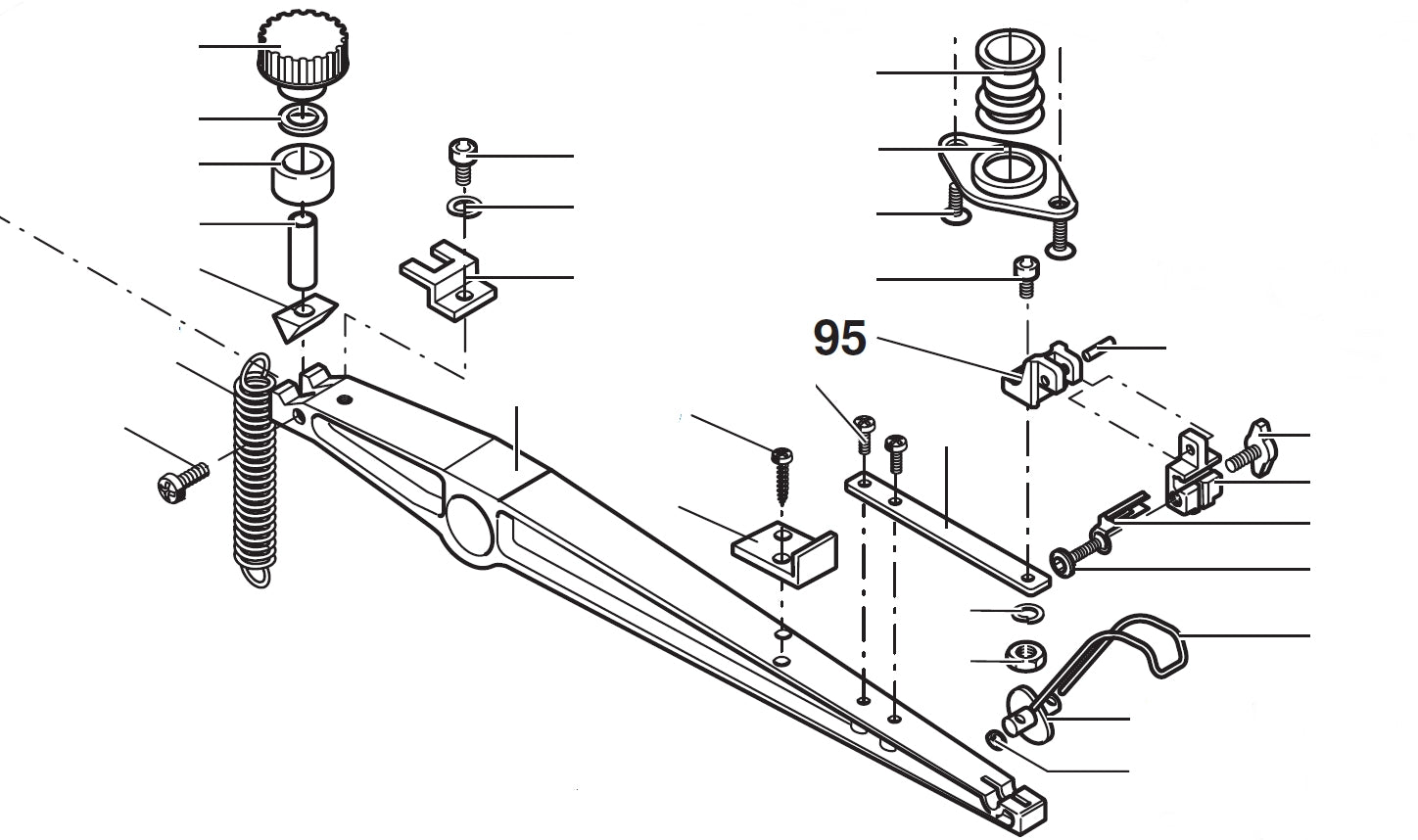 PROXXON 27090-95 Halter für Dekupiersäge DSH/E 27090