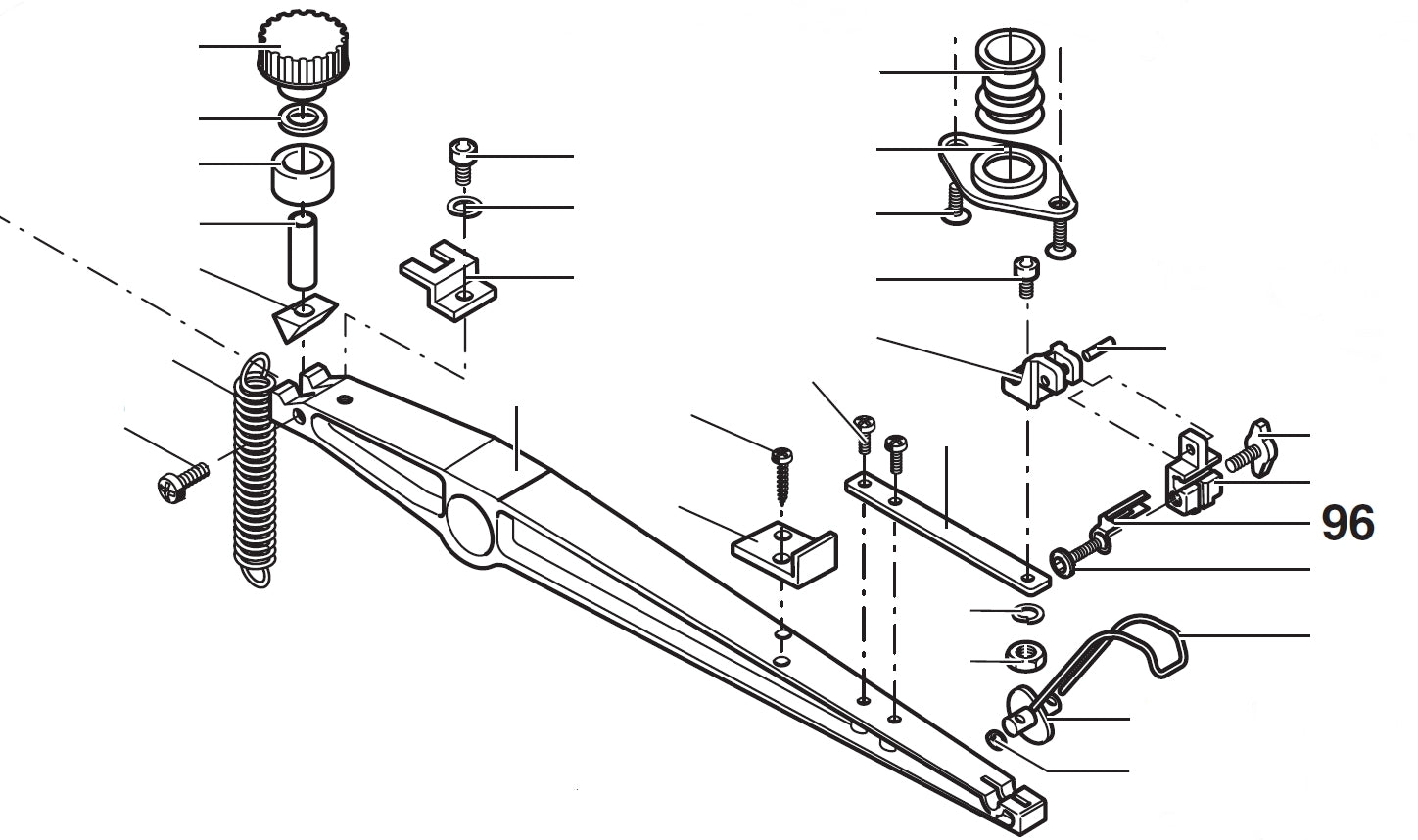 PROXXON 27090-96 Halteblech für Dekupiersäge DSH/E 27090