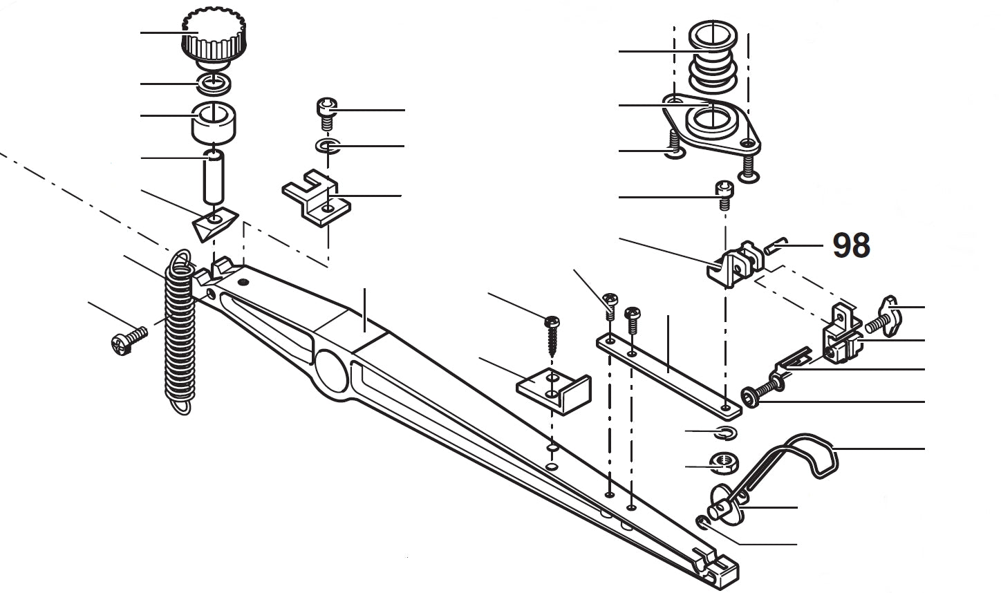 PROXXON 27090-98 Pin / Querstift für Dekupiersäge DSH/E 27090