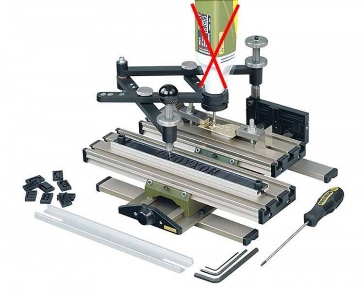 PROXXON 27106 Graviereinrichtung GE 20 für Geräte mit 20mm Systempassung
