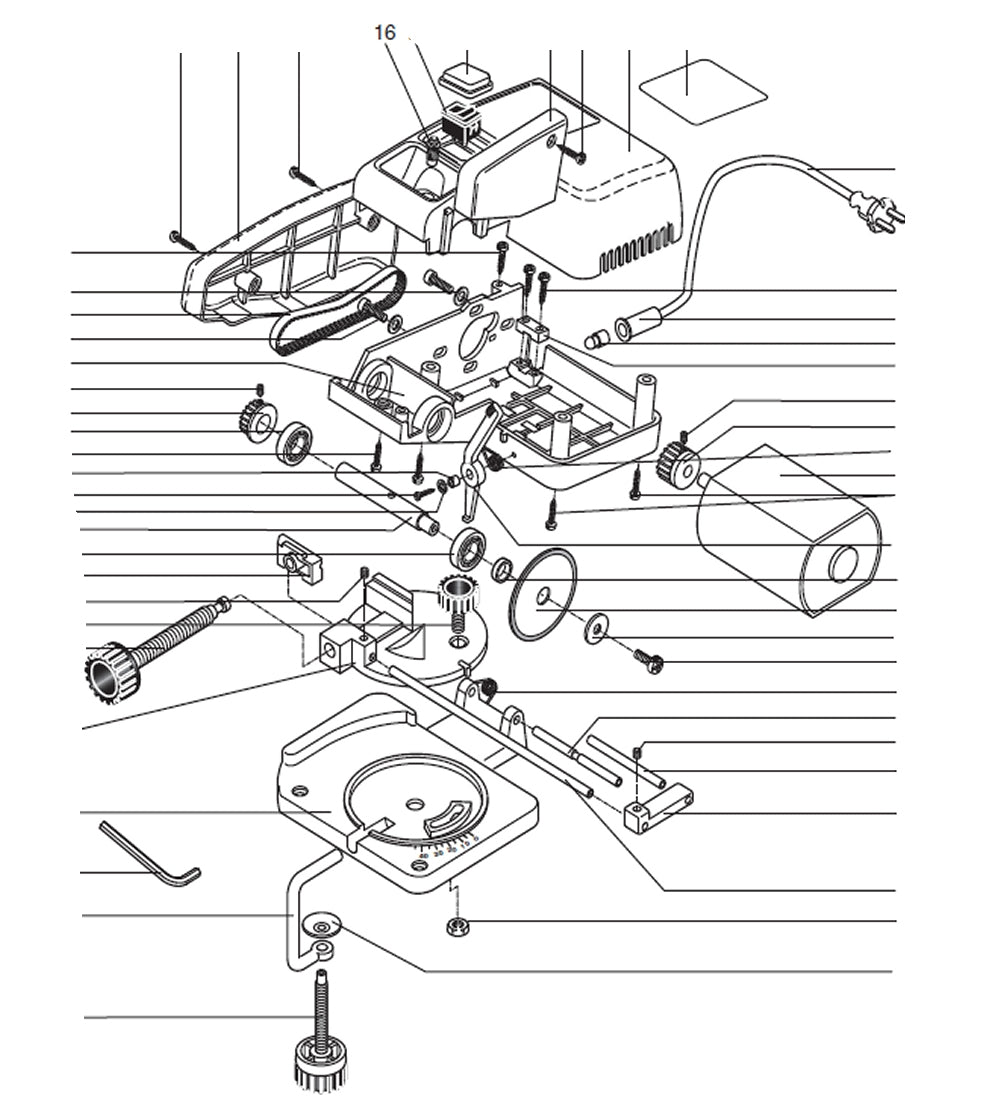PROXXON 27150-16 Stopper für Kappgerät KG50