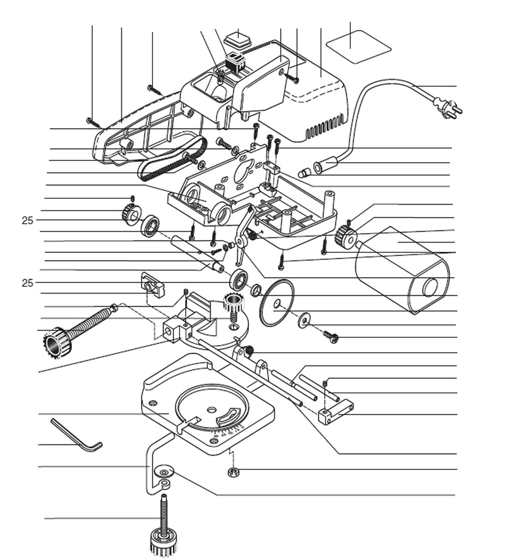 PROXXON 27150-25 Kugellager zu Kappgerät KG50