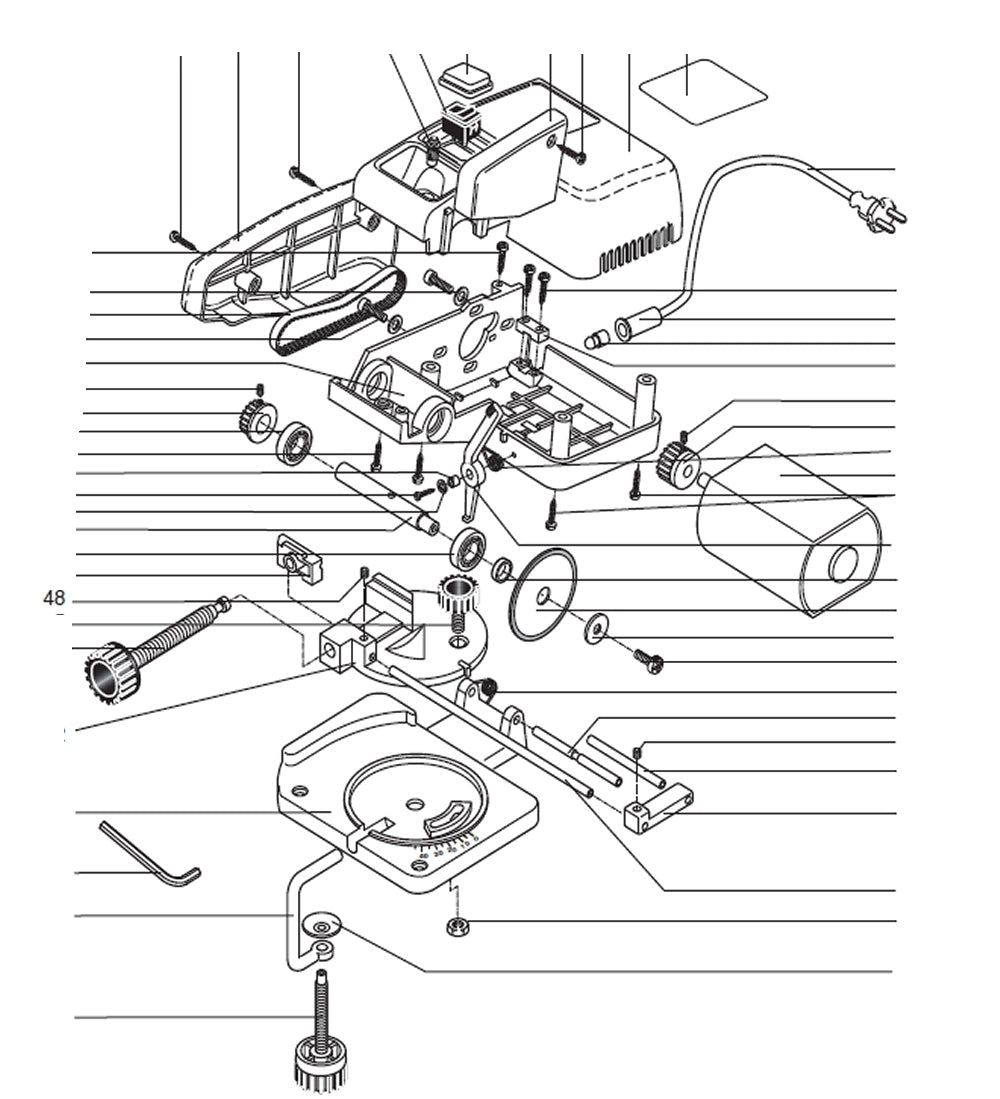 PROXXON 27150-48 Madenschraube für Kappgerät KG50