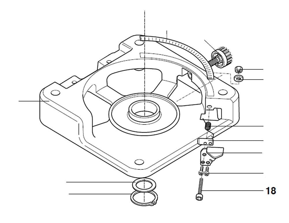 PROXXON 27160-18 Zylinderkopfschraube für Kappgerät- und Gehrungssäge KGS80