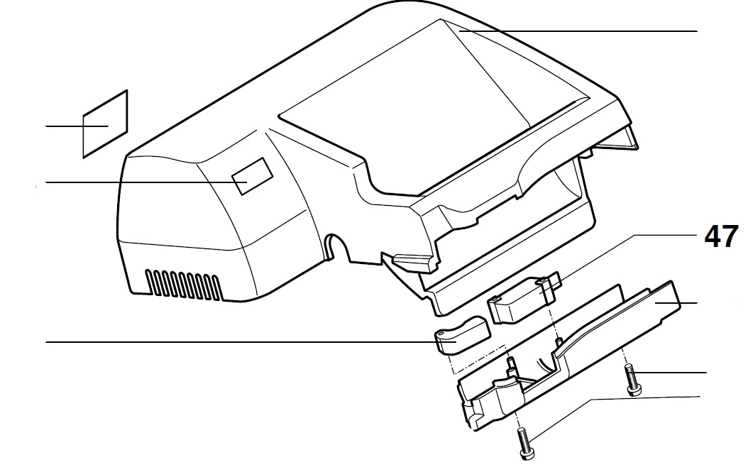 PROXXON 27160-47 Schalter für Kappgerät- und Gehrungssäge KGS80