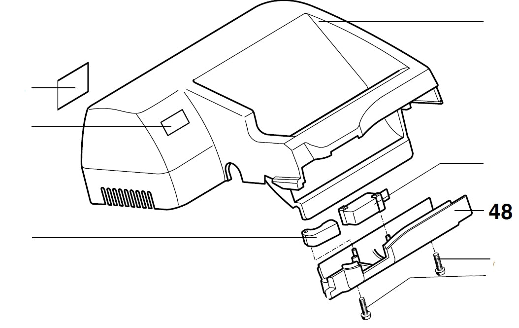 PROXXON 27160-48 Griffabdeckung für Kappgerät- und Gehrungssäge KGS80