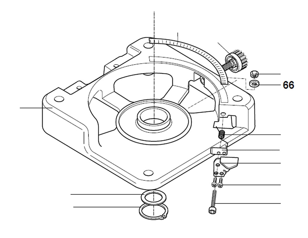 PROXXON 27160-66 Scheibe für Kappgerät- und Gehrungssäge KGS80