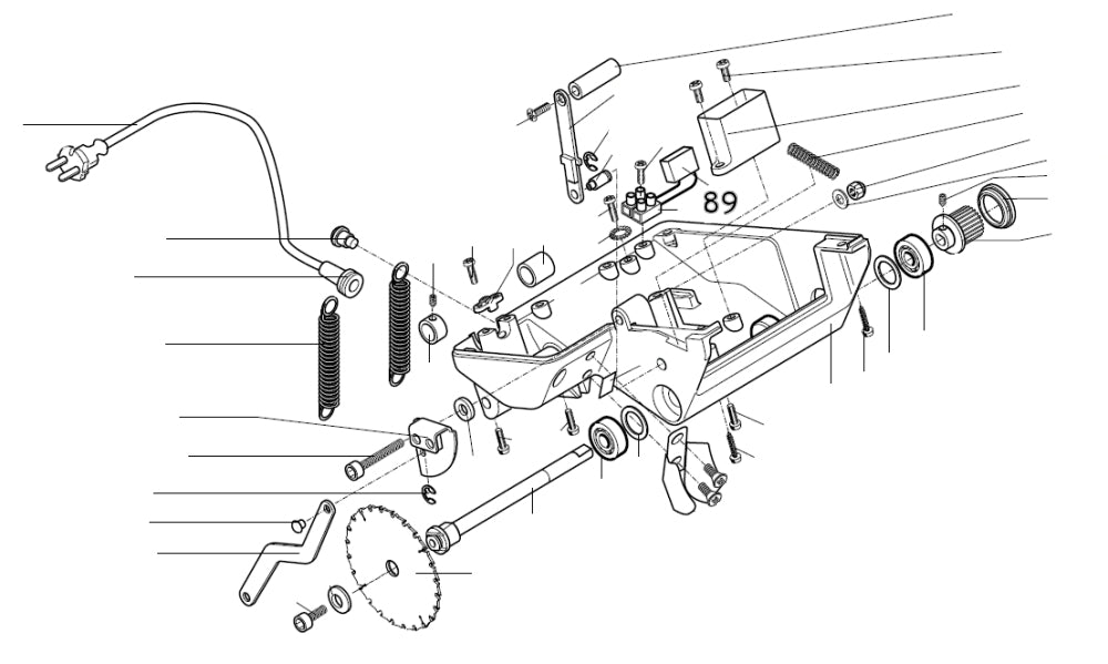 PROXXON 27160-89 Kondensator für Kappgerät- und Gehrungssäge KGS80