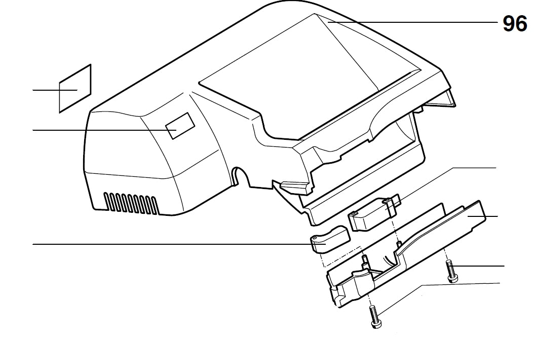 PROXXON 27160-96 Gehäuseabdeckung für Kappgerät- und Gehrungssäge KGS80