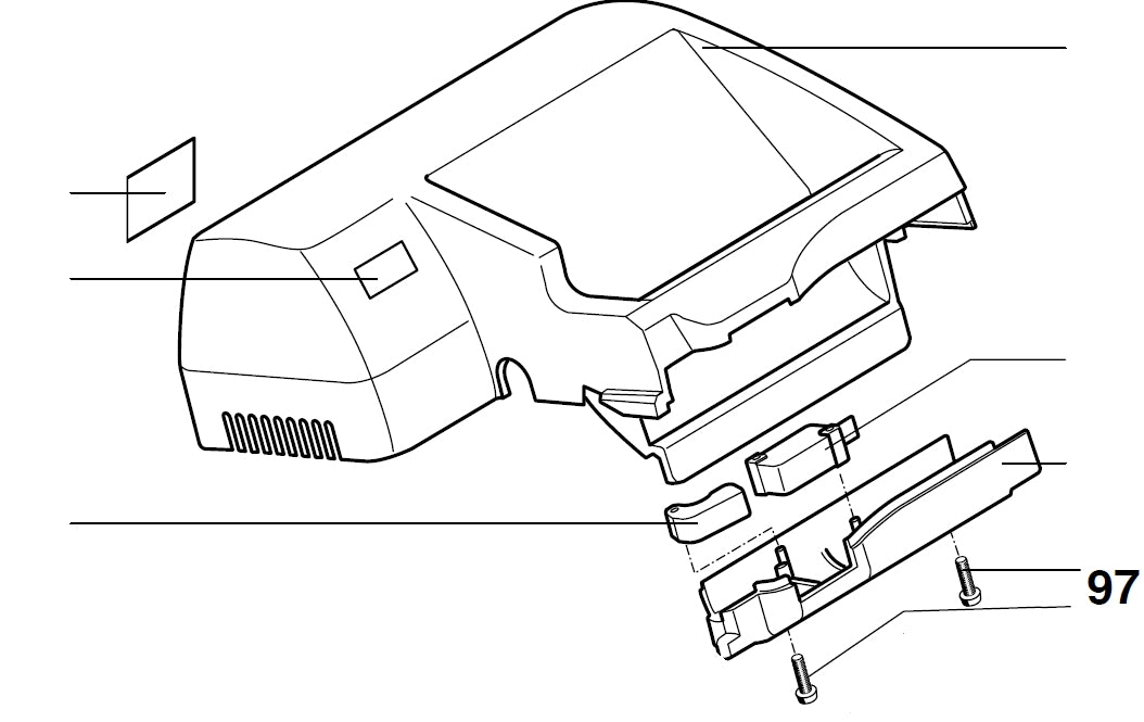 PROXXON 27160-97 Schraube für Kappgerät- und Gehrungssäge KGS80