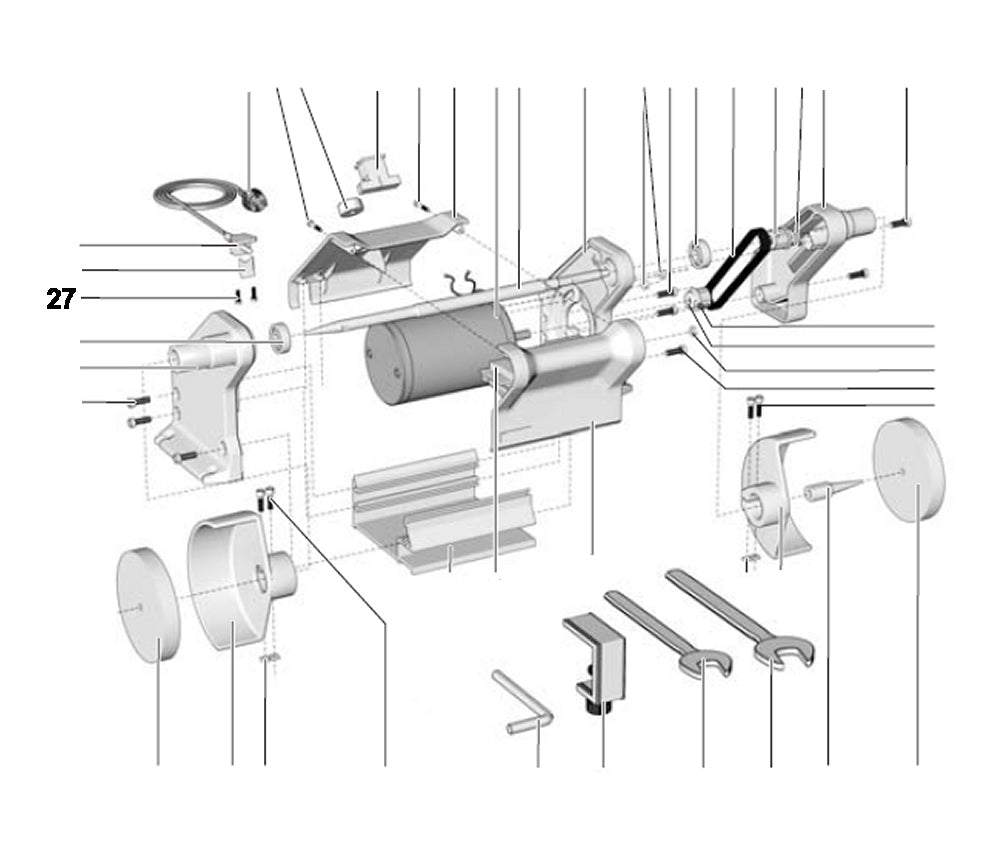 PROXXON 27180-27 Schraube für Poliermaschine PM 100 / PM100