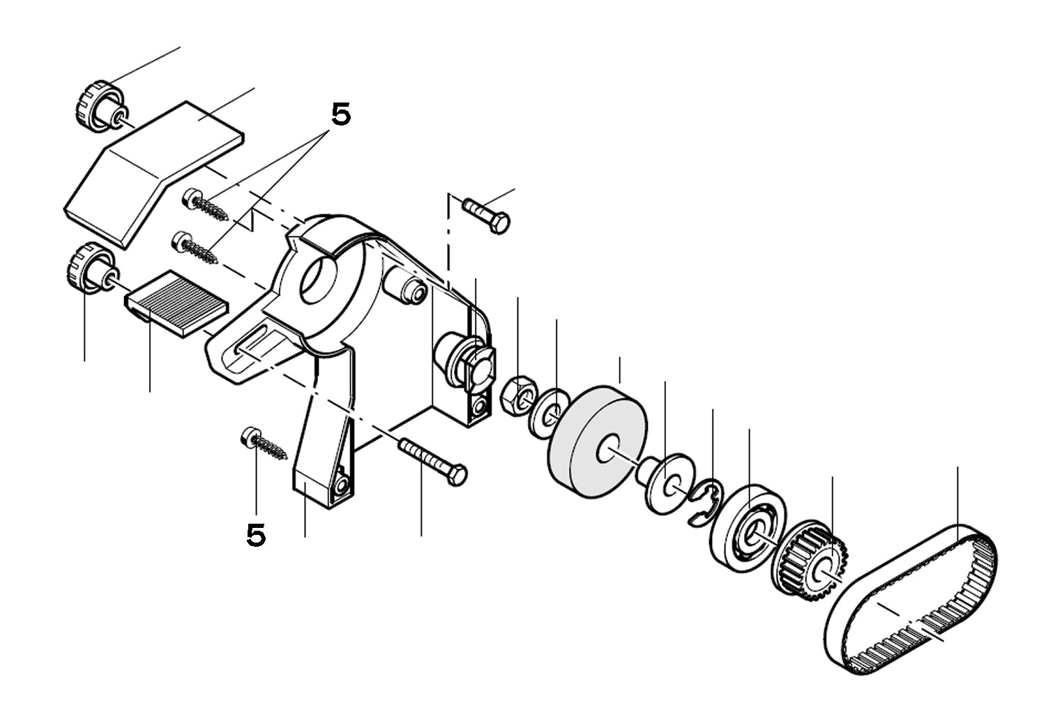 PROXXON 28030-05 Schraube für Schleif- und Poliergerät SP/E