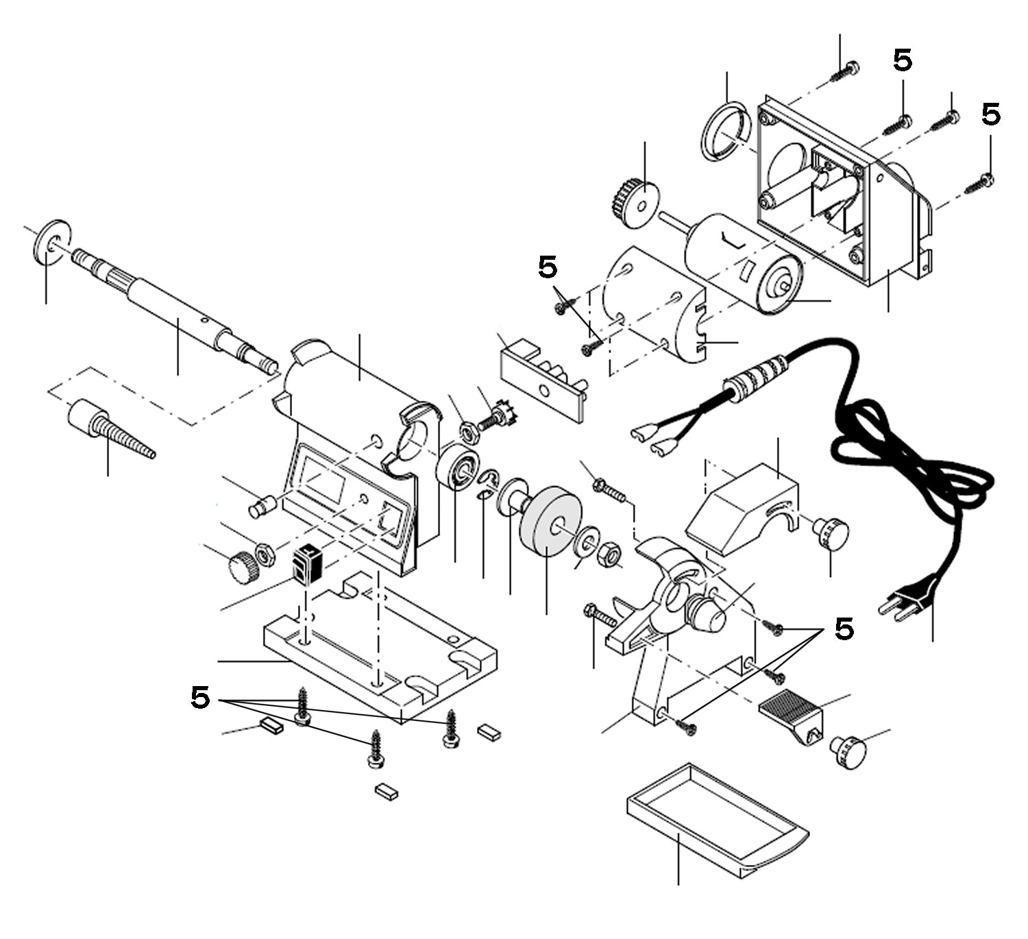 PROXXON 28030-05 Schraube für Schleif- und Poliergerät SP/E