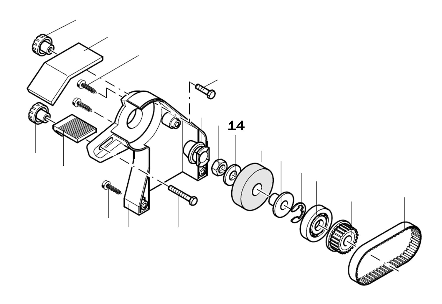 PROXXON 28030-14 Unterlegscheibe für Schleif- und Poliergerät SP/E