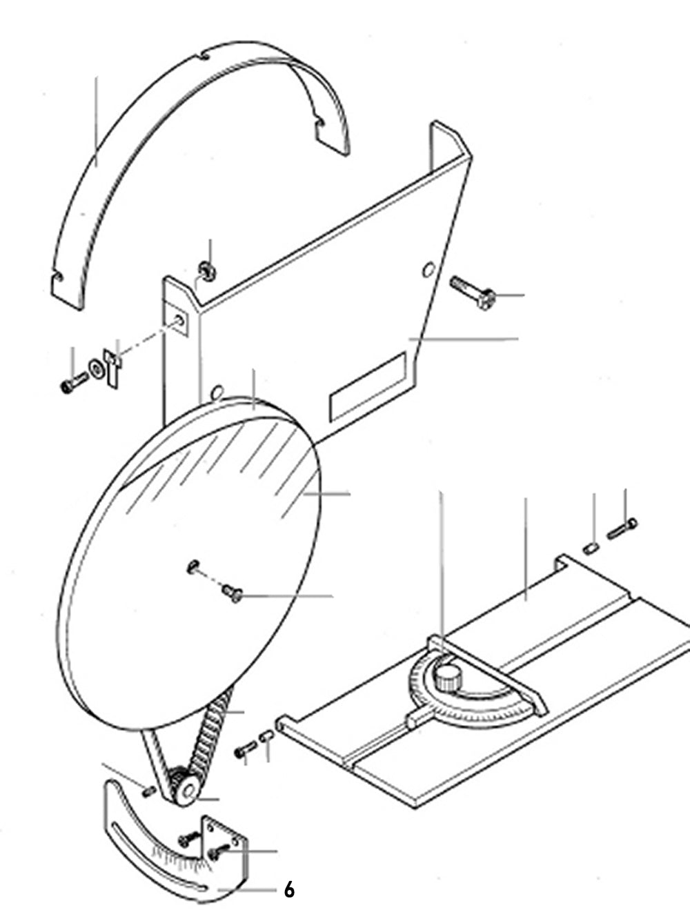 PROXXON 28060-06 Skalenplatte für Tellerschleifgerät TG250/e