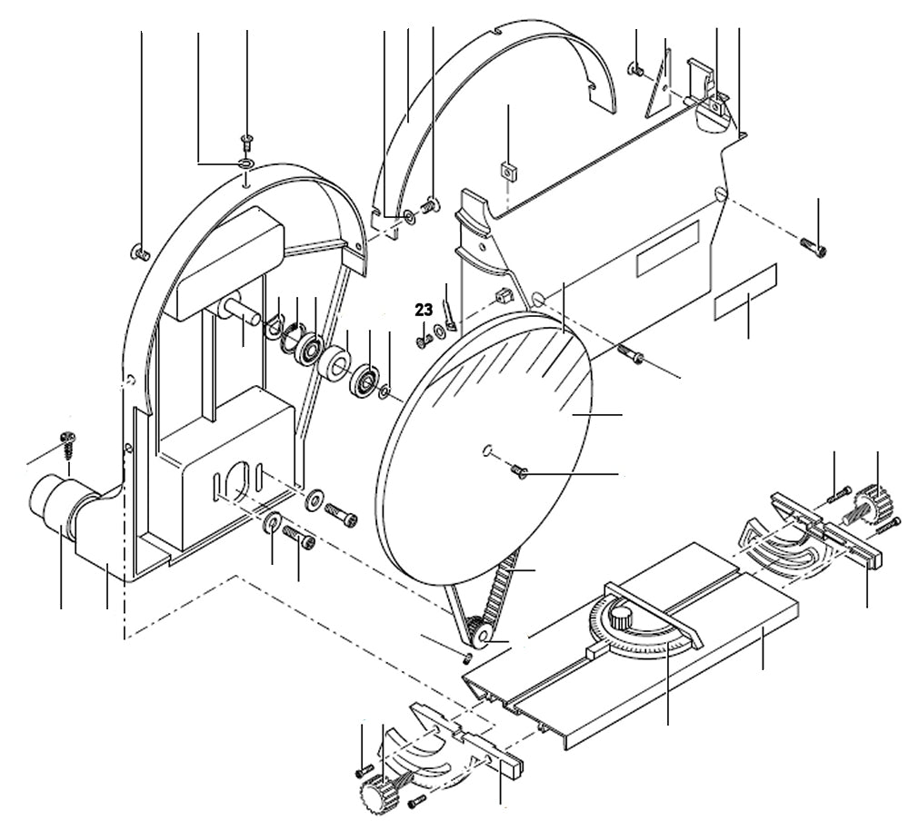 PROXXON 28060-23 Befestigungsschraube für Tellerschleifgerät TSG250/e