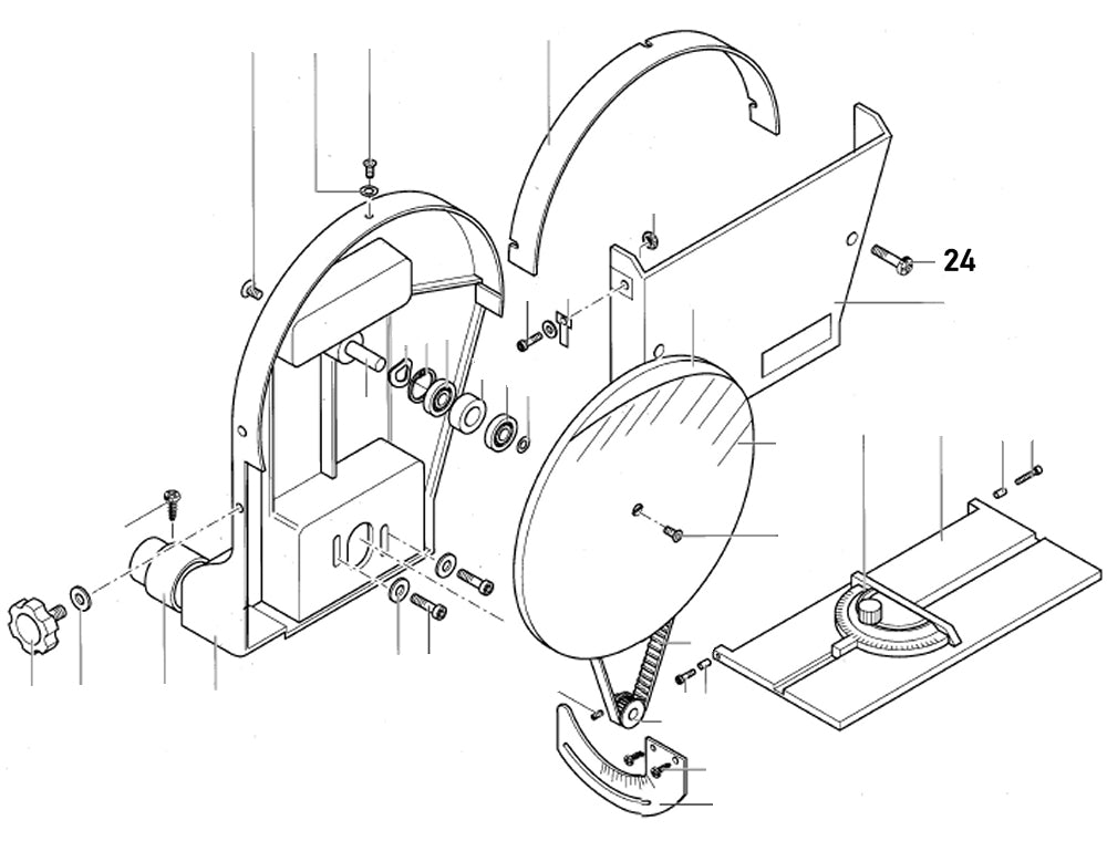 PROXXON 28060-24 Befestigungsschraube für Tellerschleifgerät TG250/e