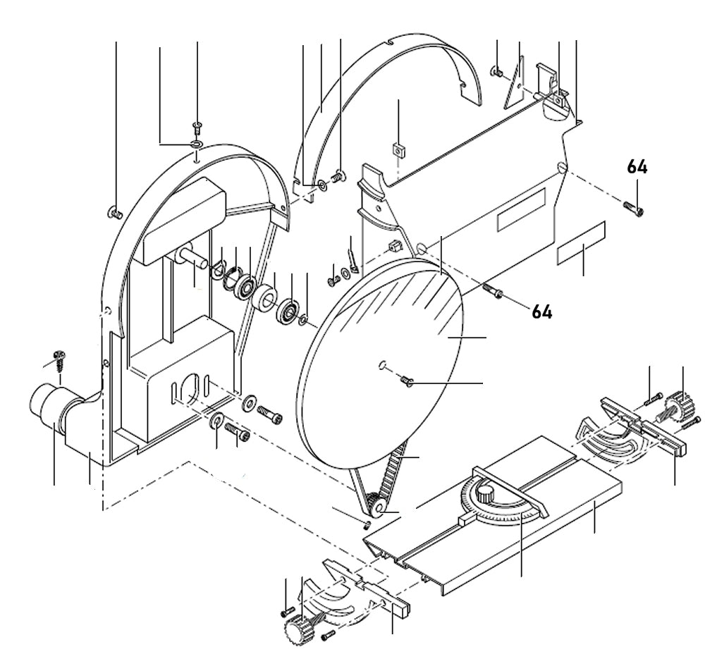 PROXXON 28060-64 Schraube für Tellerschleifgerät TSG250/e