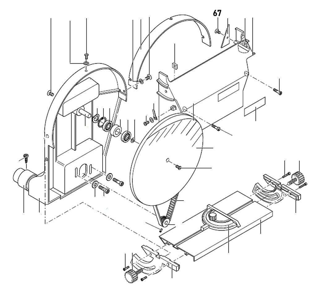 PROXXON 28060-67 Schraube für Tellerschleifgerät TSG250/e