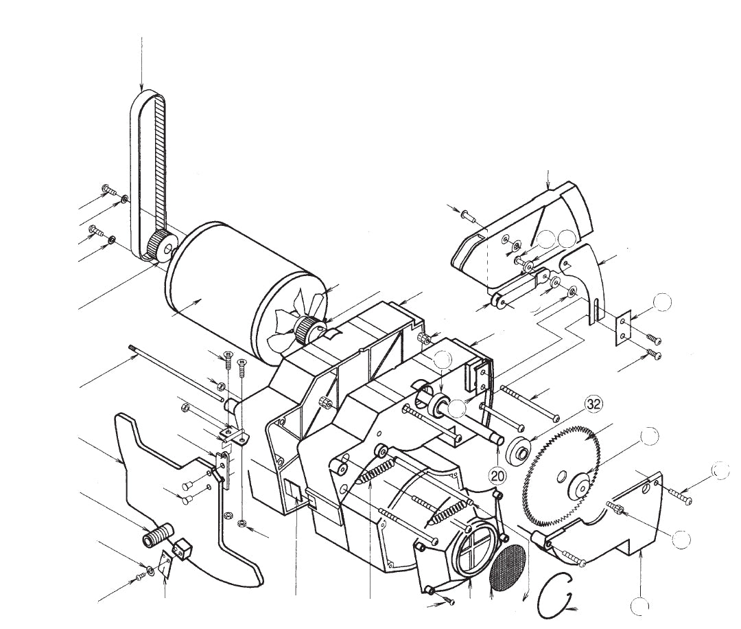 PROXXON 28070-20 Welle für Sägeblatt inkl. 28070-32 Feinschnitt-Tischkreissäge FKS/E