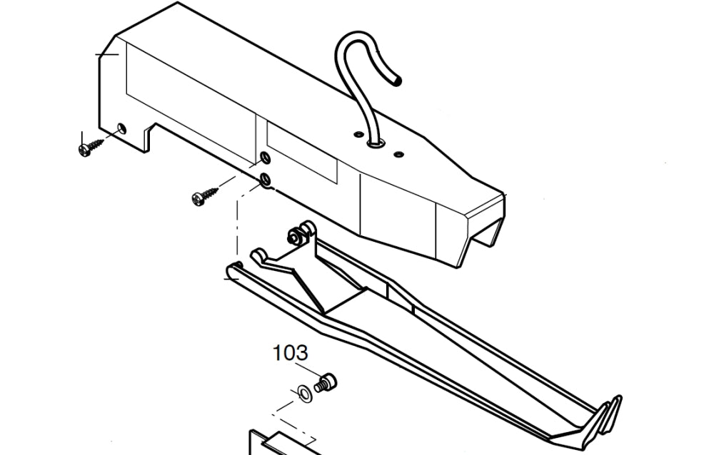 PROXXON 28092-103 Schraube für Dekupiersäge DSH