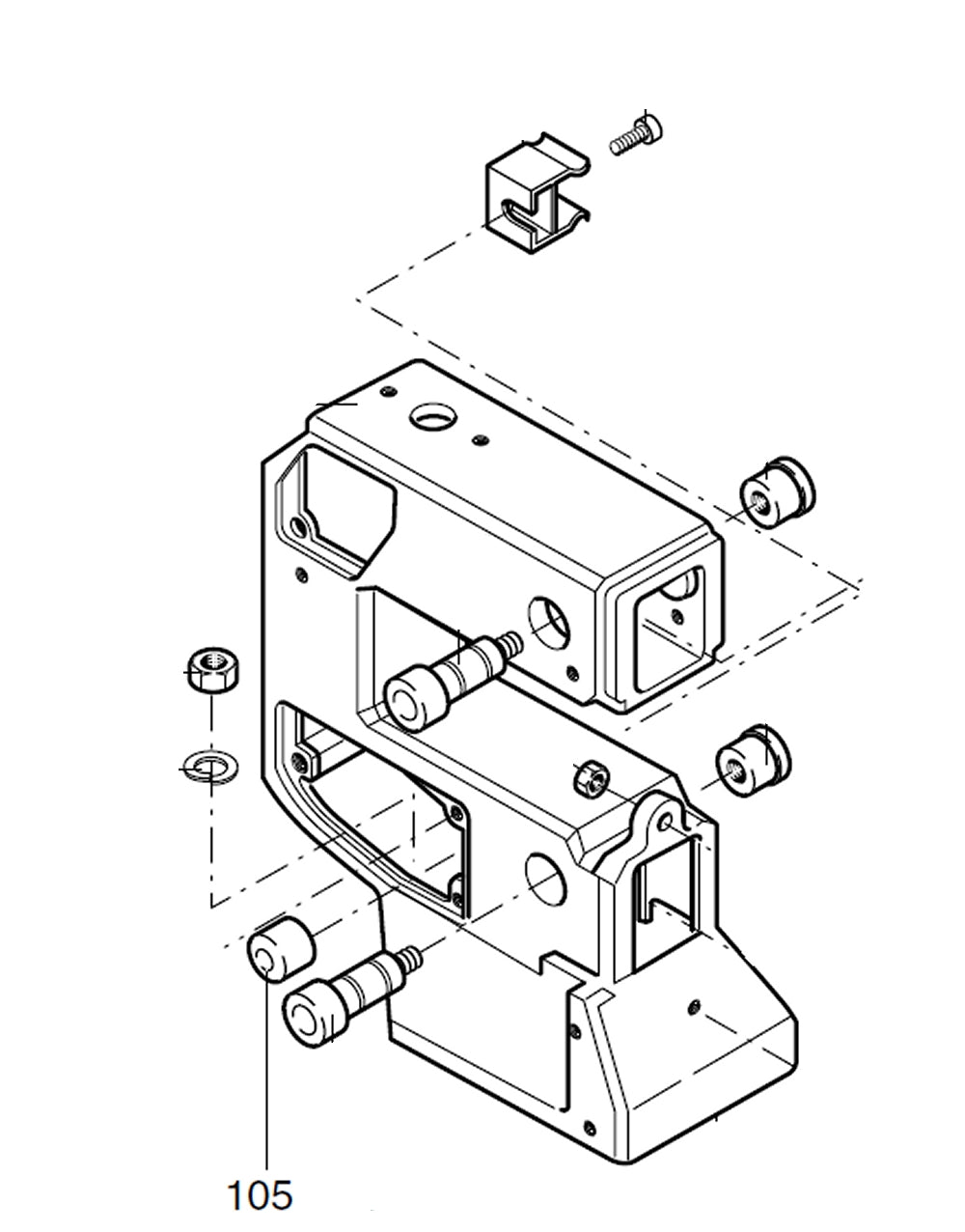 PROXXON 28092-105 Puffer für Dekupiersäge DSH