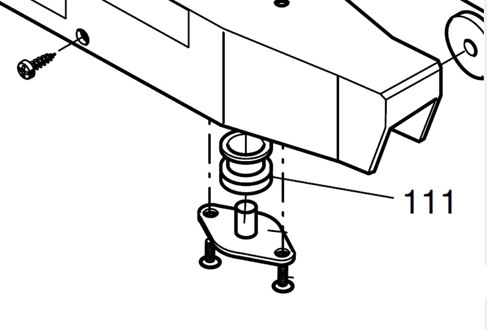 PROXXON 28092-111 Blasebalg Form rund für Dekupiersäge DSH 28092