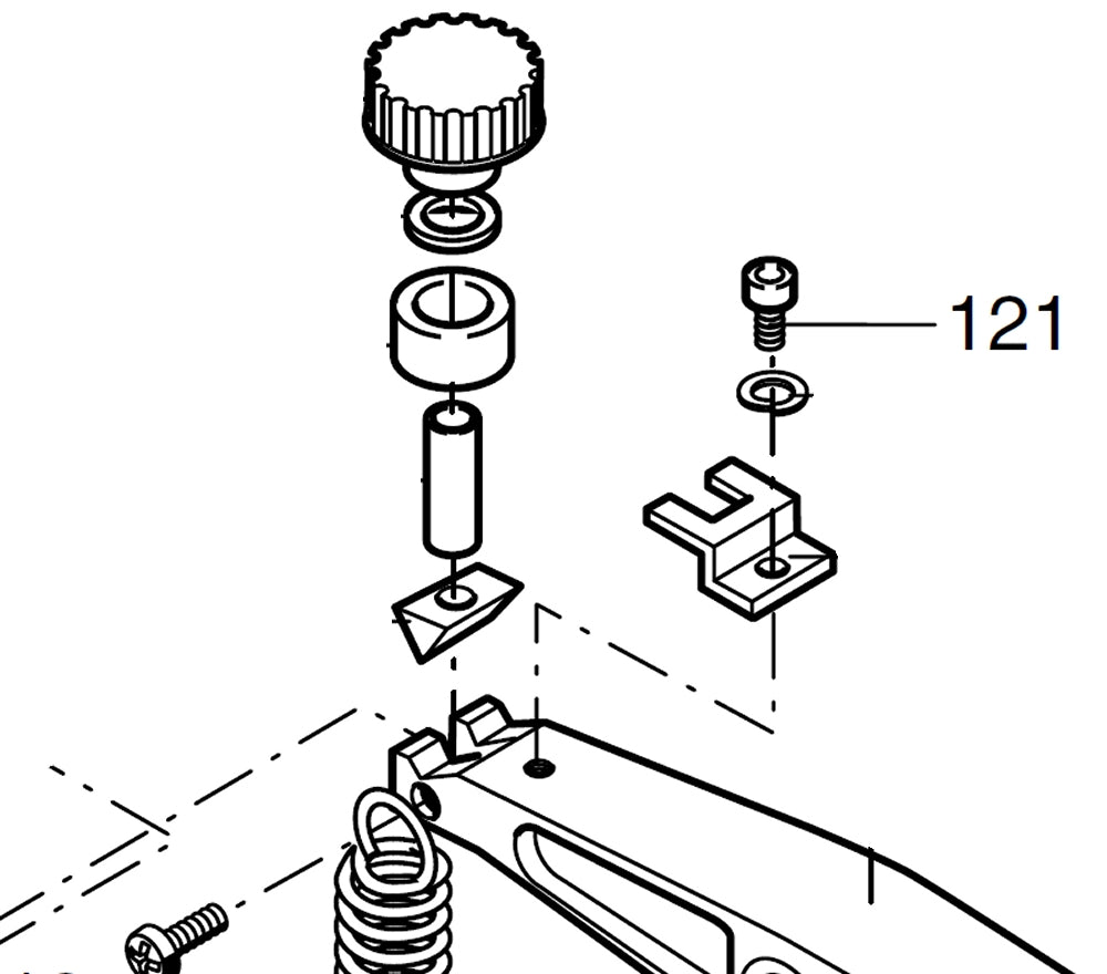 PROXXON 28092-121 Innensechskantschraube für Dekupiersäge DSH