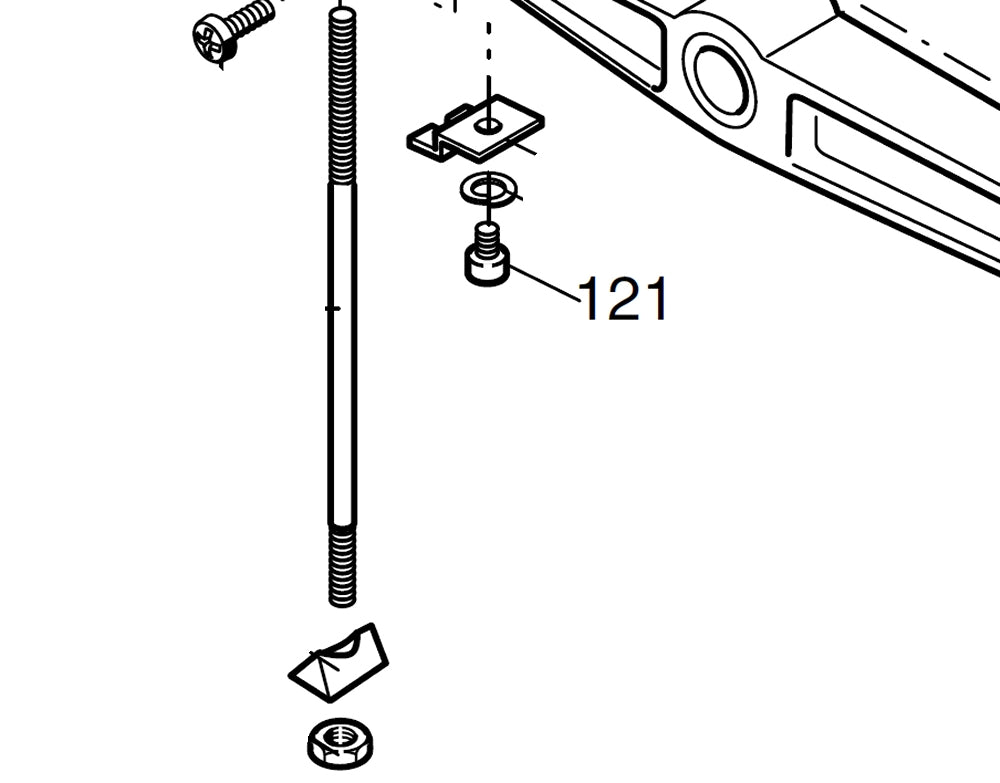 PROXXON 28092-121 Innensechskantschraube für Dekupiersäge DSH