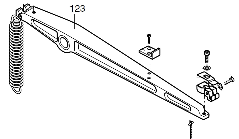 PROXXON 28092-123 oberer Sägearm für Dekupiersäge DSH