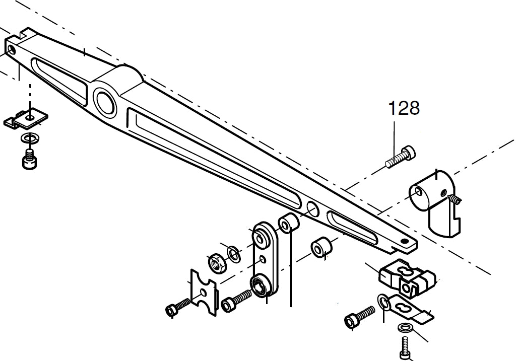 PROXXON 28092-128 Innensechskantschraube für Dekupiersäge DSH
