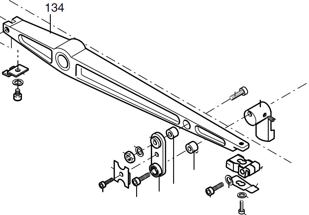 PROXXON 28092-134 unterer Sägearm für Dekupiersäge DSH