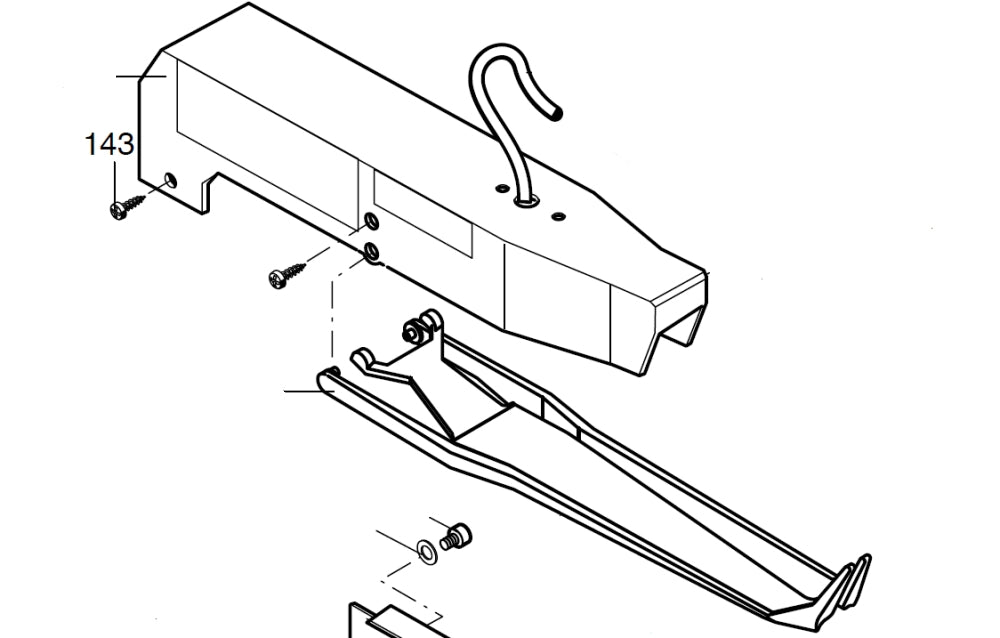 PROXXON 28092-143 Schraube für Dekupiersäge DSH