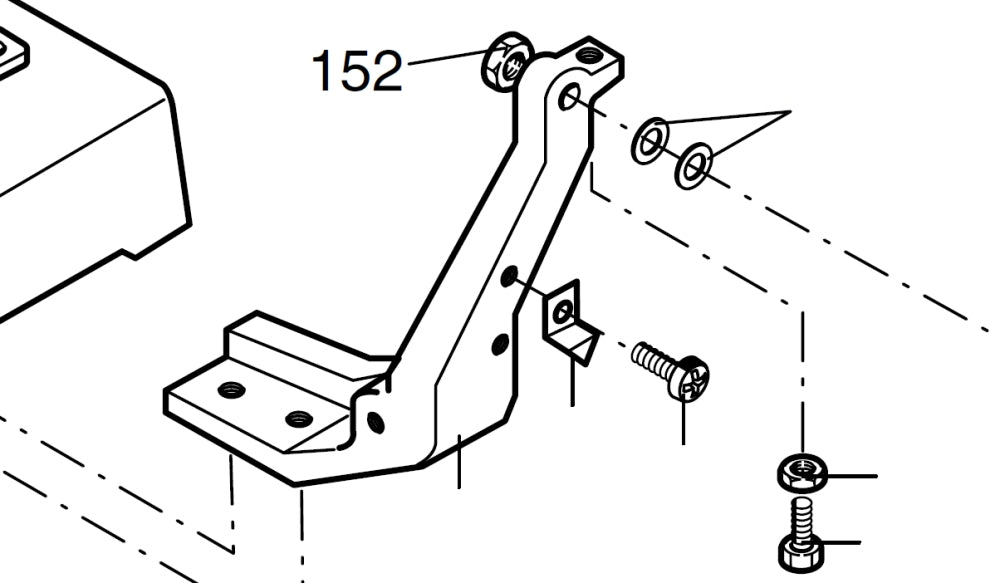 PROXXON 28092-152 Sechskantmutter für Dekupiersäge DSH